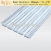 Straight run plastic plate modular conveyor belt