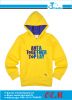 Customized men's pull over fleece hoodies