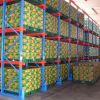 High density warehouse storage drive in pallet racking system