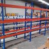 Heavy Duty Warehouse Storage Rack Blue And Orange Selective Pallet Racking System