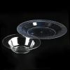 transparent  round small sweet plate  or cup plastic mould