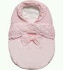 Armani Junior baby girls pink padded nest bunting sleeping bag 