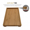 Yisen Handcrafted Natural Bamboo Universal Foldable Multi-angle Holder stand for Cell phone or tablet