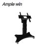 Mount Factory Rolling TV Cart Mobile TV Stand for 40-65 inch Flat Screen LED Curved TV's - Universal Mount