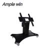 Mount Factory Rolling TV Cart Mobile TV Stand for 40-65 inch Flat Screen LED Curved TV's - Universal Mount