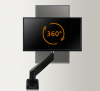 Adjustable tilt and swivel ergonomic height adjustable lcd monitor swi