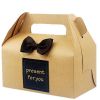 printed eco friendly food use take away kraft paper pizza packaging boxes