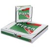 printed eco friendly food use take away kraft paper pizza packaging boxes