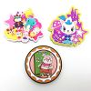 Custom pvc cartoon flower food smiling face animal 3d fridge magnet