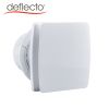 CE home use Humidity Sensor 4/6 Inch Sliver Grey ABS Ventilation Square Exhaust Fan Toilet Bathroom Extractor