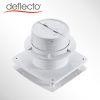 CE home use Humidity Sensor 4/6 Inch Sliver Grey ABS Ventilation Square Exhaust Fan Toilet Bathroom Extractor