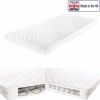 Baby Kids Cot Bed Sprung Quilted Nursery Mattress With & Without Memory Foam 