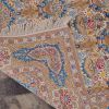 Yilong 4x6ft Hand Knotted Persian Silk Carpet Traditional Oriental Handmade Area Rugs