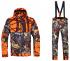 Wholesale outdoor winter polyester waterproof hunting suit