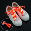 Fashionable design colorful nylon luminous shoelace light up led shoelace