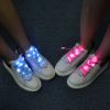 Fashionable design colorful nylon luminous shoelace light up led shoelace