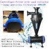 drip irrigation system centrifugal filter sand filter