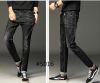 China Factory OEM Hot Selling Customize Durable new style boys pants jeans men Straight Black Stretch Skinny men's jeans pants