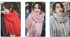 Autumn and winter scarf all-match long thick Korean female shawl knitting wool scarf winter student Ms.