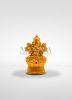 Gold plated Ganesh Idol