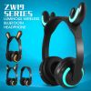 Luminous ear cat Bluetooth headphone