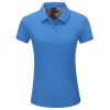 Wholesale cotton short sleeve mens and womens blank custom logo polo shirt business shirt
