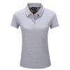 Wholesale cotton short sleeve mens and womens blank custom logo polo shirt business shirt