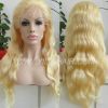 long blonde wig real hair