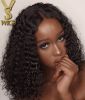 YSwigs Human Hair Wigs Brazilian Virgin Hair Lace Front Wig For Black Women