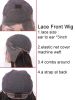 YSwigs Hot Selling Wavy Short Bob Style Human Hair Lace Front Wigs