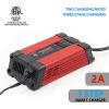 2A Battery Charger with AC Plug for car
