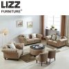 Nordic Style Modern Home Furniture Fabric Sectional Sofa