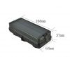 Solar powered Car GPS Tracker 20000mah long battery life 3G WCDM GPS tracker for Car Tuck Water proof