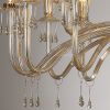 Rima Lighting Modern Delux Chandeliers with Glass Lampshade for Home and Hotel Decoration 10933