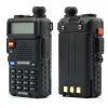 Dual band VOX walkie talkie BAOFENG UV-5R dual display dual standby transceiver 65-108MHz FM radio with 1800mAH battery