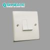 British Standard plastic brushed plate wall socket with 2 USB port OEM
