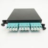 MPO-LC MPO panel OM3 0.9mm 12 port Cold Rolled Steel Sheet MPO Module/Cassette