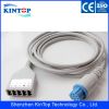 Compatible New Reliable quality DATEX ecg trunk cable,5-Ld paitient cable IEC factory compatible