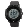 Alibaba hot sale saat black color simple design water resistant sport watch digital wrist watch