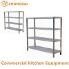 hotel restaurant commercial kitchen stainless steel shelves