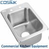 hotel restaurant polished commercial kitchen stainless steel sink bowl