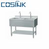 High-end moulded 201 304 Commercial kitchen stainless steel sink