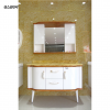 modern luxury white wood bathroom vanity with mirror cabinet