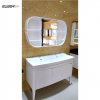 modern luxury white wood bathroom vanity with mirror cabinet