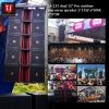 Pro outdoor stage Line array speaker dual 15''