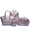 Classical designer leather ladies handbag set for women