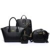 Classical designer leather ladies handbag set for women