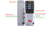 433mhz Electric Remote Wireless Hidden Glass Door Lock For Access Control System