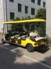 Battery powered golf buggy AW2064KSF, 8 seats (6+2) with a fixed seat facing backwards