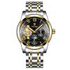 Tevise 9005 watches men wrist automatic sport style stainless steel back watch